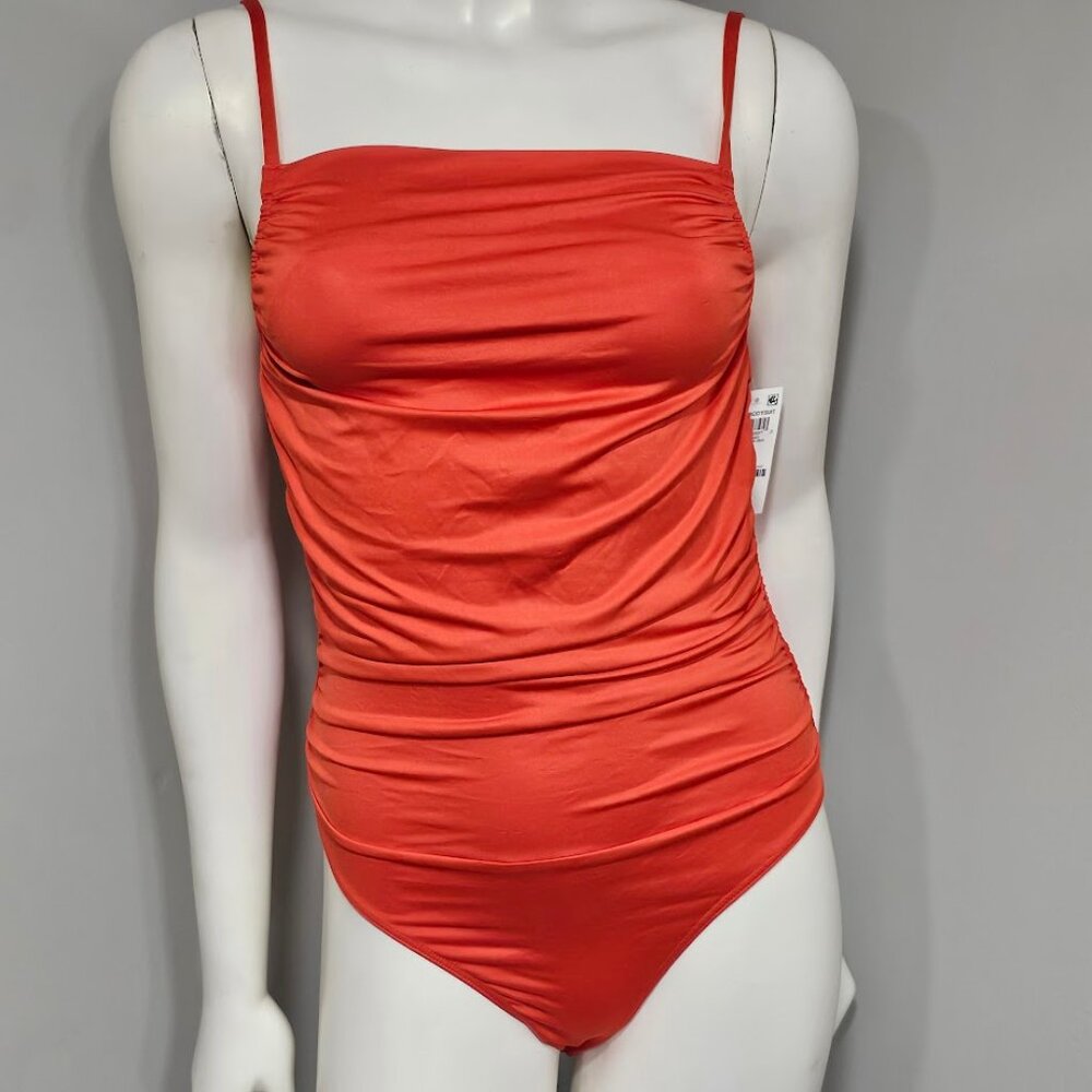 And Now This Ruched Cami Bodysuit